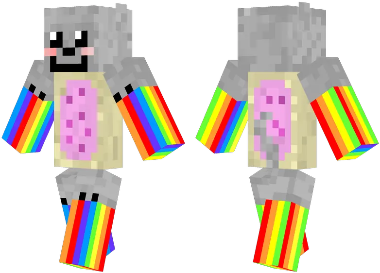 Nyan Cat Minecraft Skins Minecraft Skins Neon Cat Png Nyan Cat Png