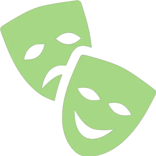 Guacamole Green Theatre Masks Icon Theatre Icon Png Theater Mask Png