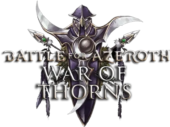 War Of Thorns Night Elf Png Battle For Azeroth Logo