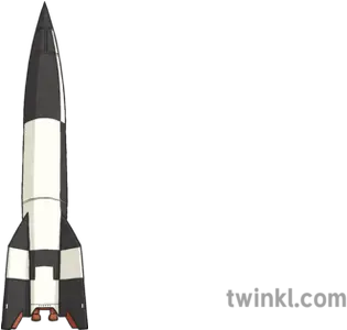 V 2 Rocket Illustration Twinkl V 2 Rocket Illustration Png Missle Png