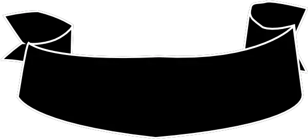 Png Free Black Scroll Black Banner Vector Png Scroll Banner Png