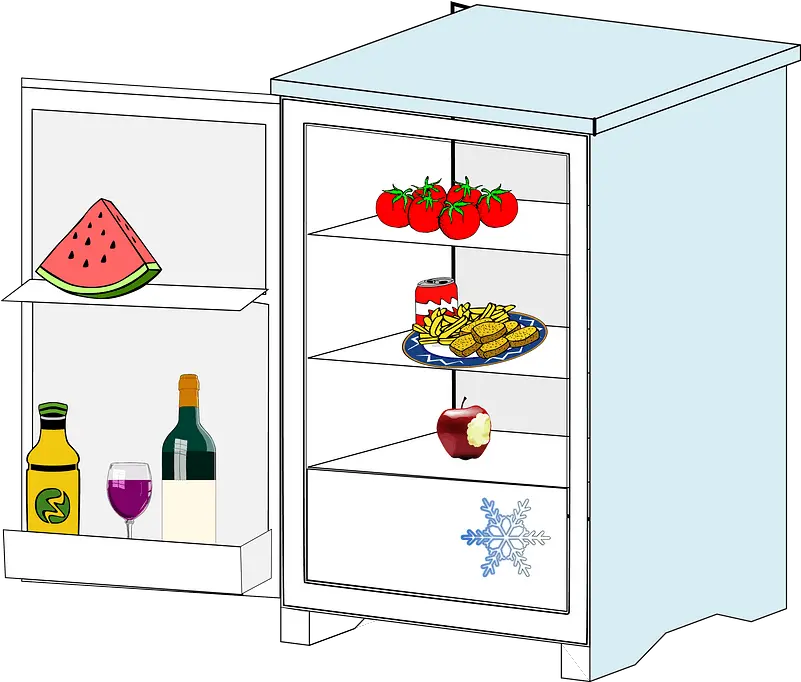 Fridge With Food Clipart Free Download Transparent Png Open Fridge Clipart Fridge Png