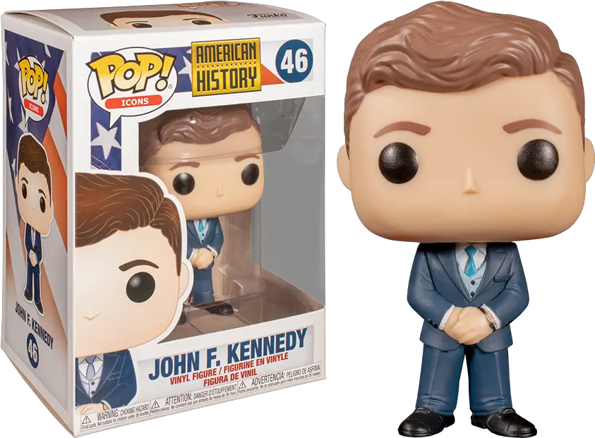 Funko Pop Icons John F Kennedy 46 John F Kennedy Funko Pop Png Nightmare Before Christmas Icon