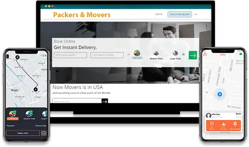 Uber Like App For Movers And Packers Services Appilab By Iphone Png Uber App Logo