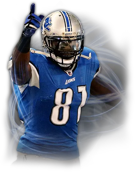 Calvin Johnson Detroit Lions Wins Madden U002713 Cover Vote Transparent Calvin Johnson Png Madden 18 Png