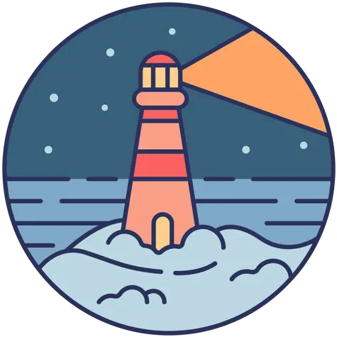 Snow Landscape Lighthouse Transparent Png U0026 Svg Vector File Lighthouse In A Circle Vector Png Lighthouse Transparent Background