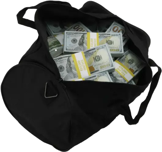 Duffle Bags Motion Picture Purposes Duffle Bag Of Money Png Bags Of Money Png