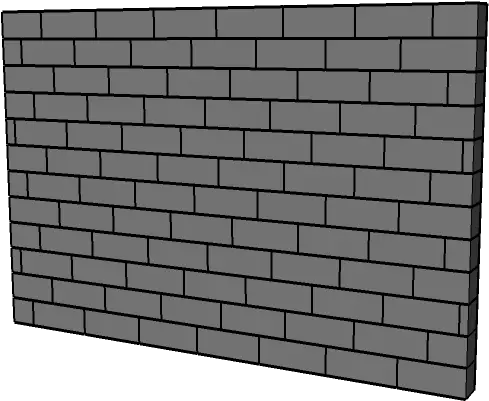 Oob Plugin For Sketchup Wall Blocks Png Brick Wall Png