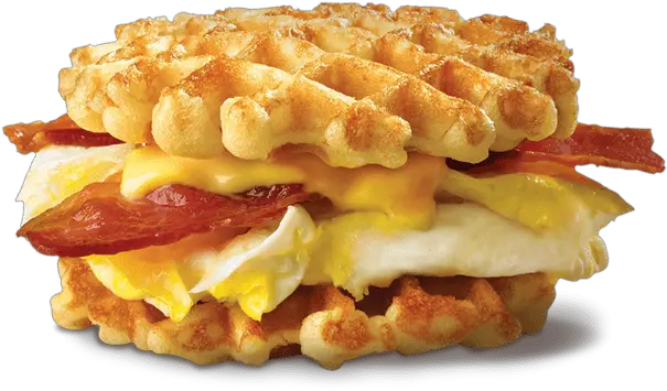 Menu Bacon Sandwich Png Waffle Transparent