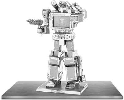 Soundwave 3d Metal Model Transformers Transparent Png Metal Earth Transformers Transformers Transparent