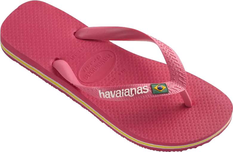 Havaianas Brasil Logo Sandal Neon Pink Flip Flop Flip Flops Solid Png Flip Flop Icon