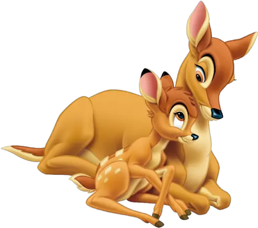 Bambi Disney Png Vector Clipart Bambi And His Mother Bambi Png