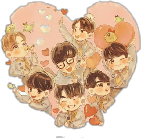 Got7 Fanart Kpop Got7 Transparent Background Cartoon Png Got7 Transparent