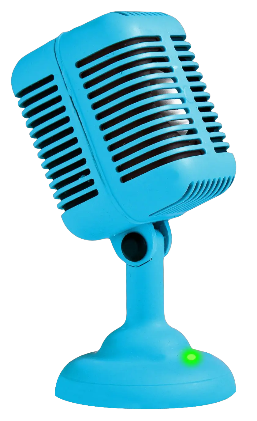 Gold Microphone Glitter Png