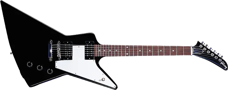 Heavy Guitars Gibson Explorer 76 Jalmus Gibson Explorer Black And White Png Gibson Guitar Logo