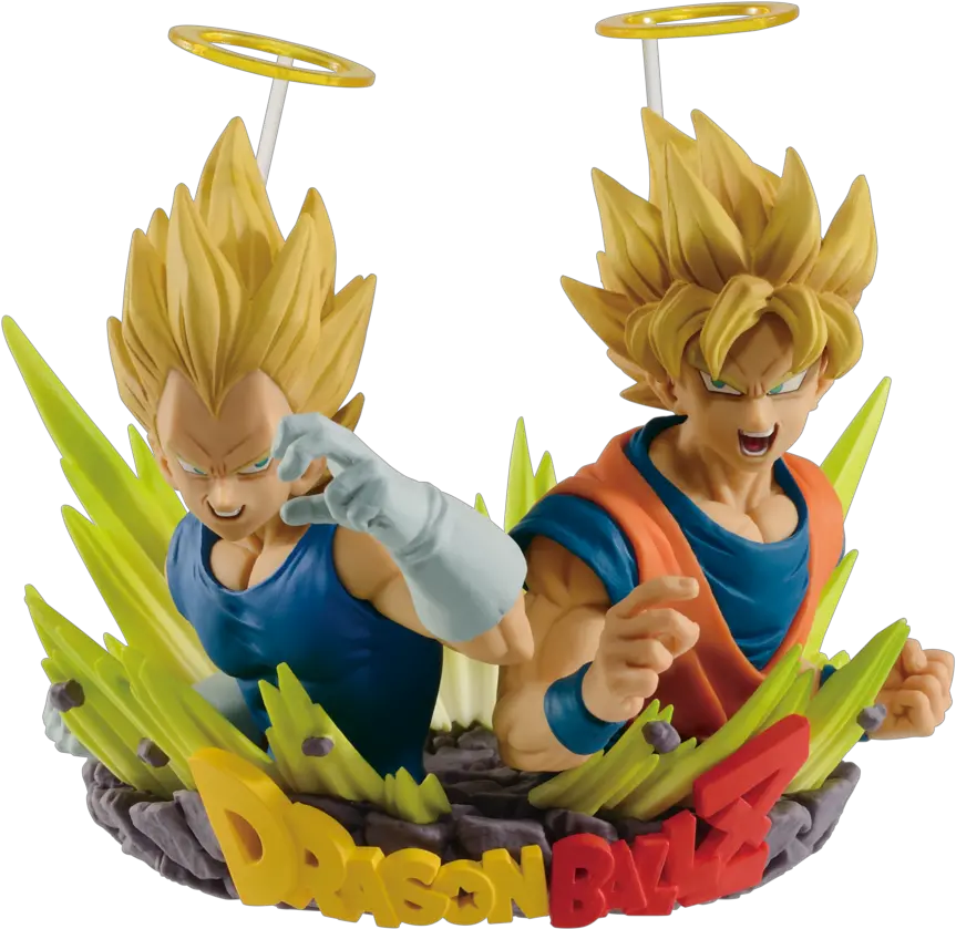 Dragon Ball Z Banpresto Gogeta Figuration Vol 2 Halo Goku U0026 Vegeta Fusing 5in Figure Pre Order Super Saiyan Vegeta And Goku Png Goku And Vegeta Png