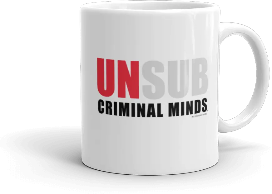 Criminal Minds Unsub 11 Oz White Mug Magic Mug Png Criminal Minds Logo