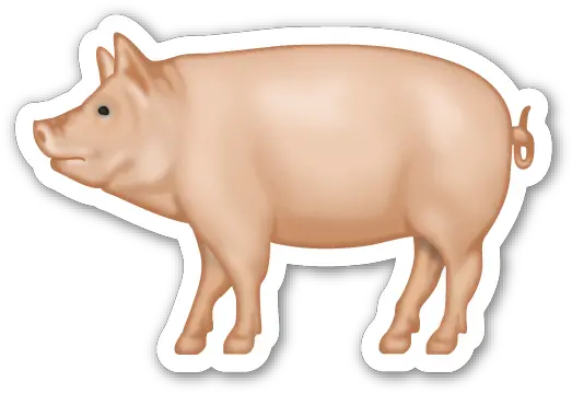 Pin Animal Figure Png Pig Emoji Png