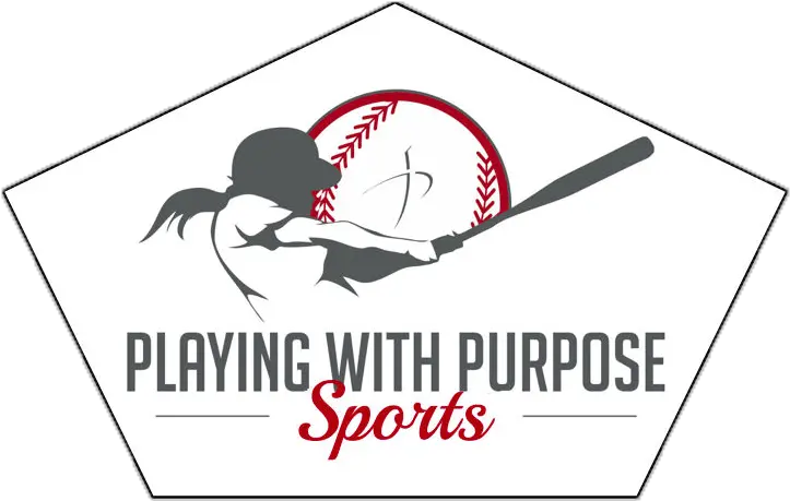 Playing With Purpose Logo Home Plate Softball Png Home Plate Png