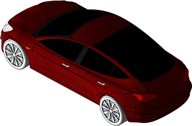 Tesla Model 3 3d Cad Library Grabcad Ford Motor Company Png Tesla Model 3 Logo