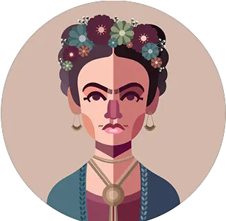 Frida Kahlo Illustration Projects Photos Videos Logos Bun Png Frida Kahlo Icon