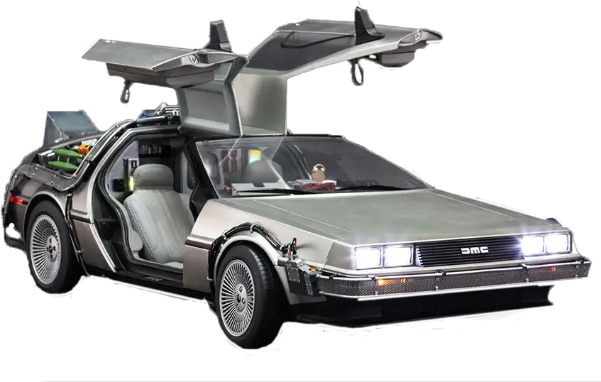 Download Hd Delorean Transparent Dmc Back To The Future Delorean High Resolution Png Delorean Png