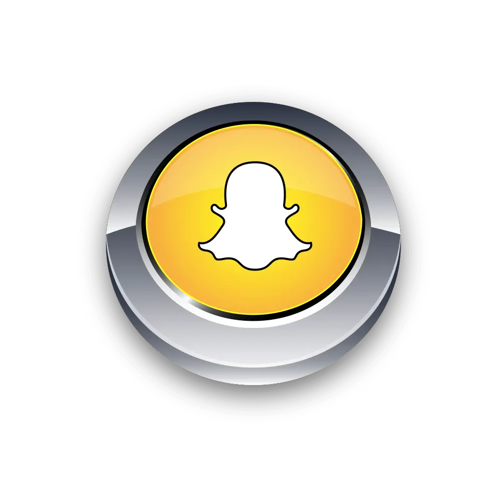 Snapchat Button Png Image Free Download Searchpngcom Circle Snap Chat Logo Png