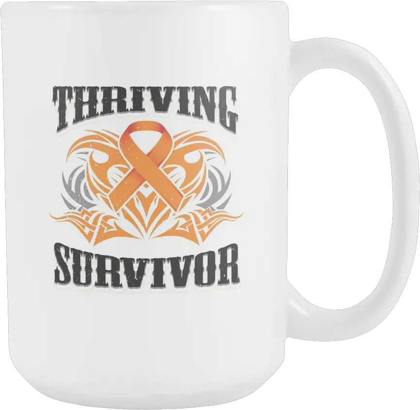 Download Thriving Survivor Orange Ribbon Kidney Cancer Wanted Png Orange Ribbon Png