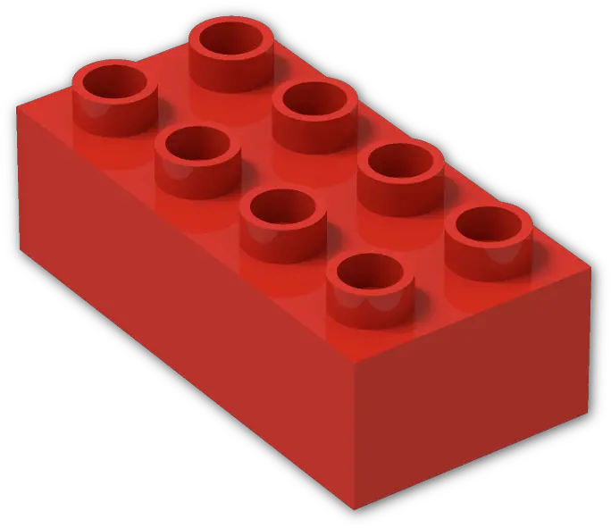 Duplo X Bright Lego Duplo Red Block Clipart Full Size Lego Brick Transparent Background Png Lego Transparent