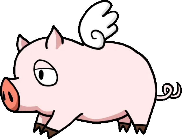 Flying Pig Png Clipart Full Size Clipart 1331541 Flying Pig Cartoon Flying Pig Icon