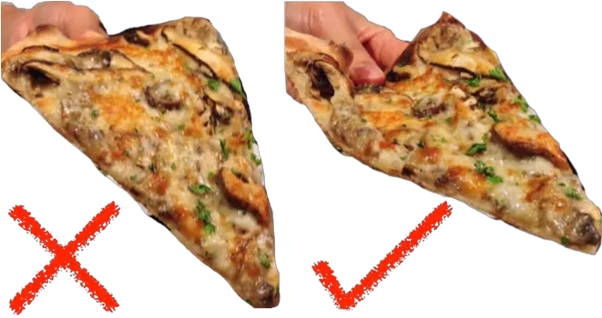 How Carl Friedrich Gauss Taught Us The Best Way To Hold A Best Way To Eat Pizza Png Pizza Slice Png