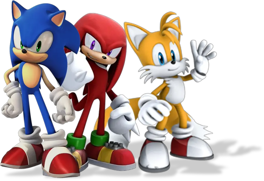 Sonic Tails U0026 Knuckles Pesquisa Google Sonic The Hedgehog 3d Png Knuckles Png