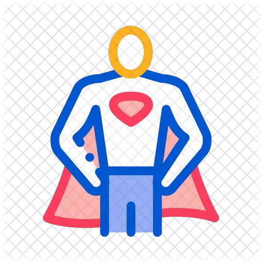 Superman Icon Of Colored Outline Style Superman Icon Png Superman Logo Svg
