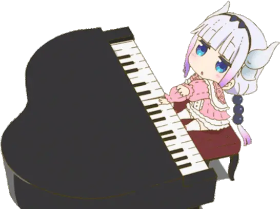 Kanna Playing The Piano Kanna Piano Png Kanna Kamui Transparent