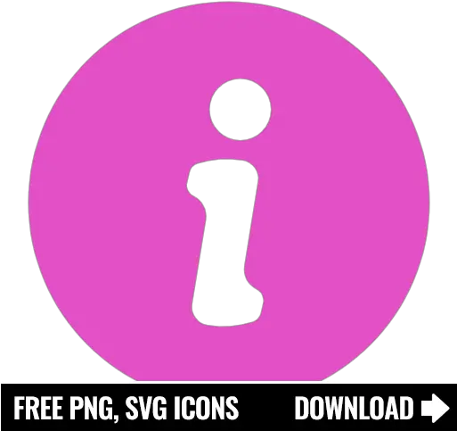 Free Information Icon Symbol Png Svg Download Dot Information Icon Font