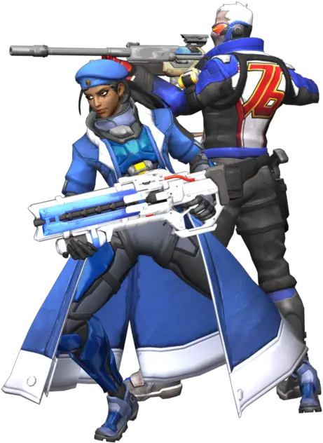 Ana Overwatch Png Image Black Portable Network Graphics Soldier 76 Png