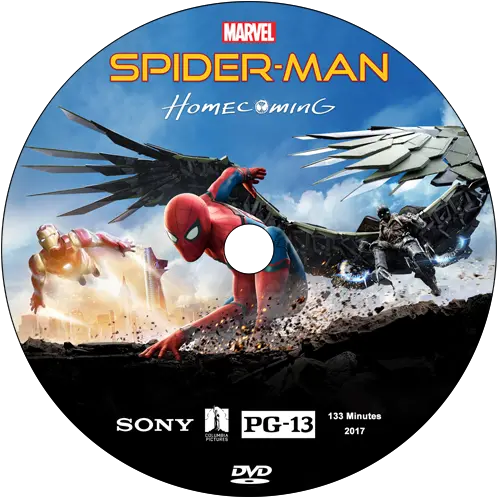 Spider Man Homecoming Disc Label Spider Man Homecoming Png Spiderman Homecoming Png
