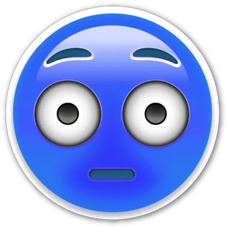 Blue Man Group Emoji Faces Png Embarrassed Emoji Png