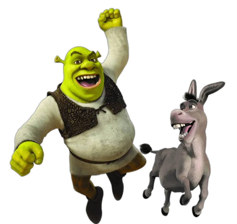 Shrek And Donkey Transparent Png Shrek And Donkey Png Donkey Shrek Png