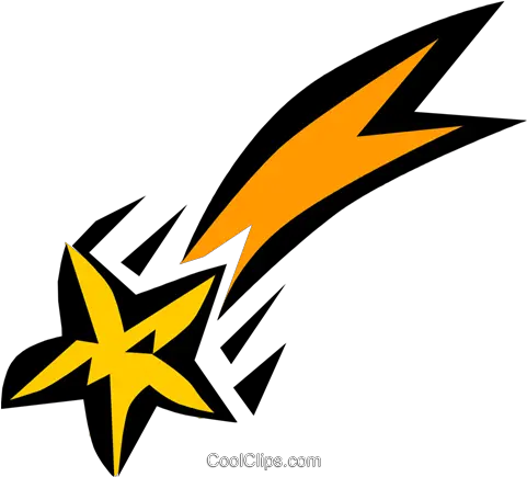 Shooting Star Royalty Free Vector Clip Art Illustration Shooting Star Png Shooting Star Logo