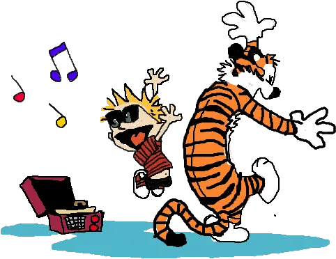 Calvin And Hobbes Layer Calvin And Hobbes Happy Dance Png Calvin And Hobbes Png