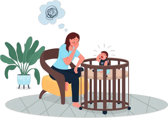 Infant Illustrations Images U0026 Vectors Royalty Free Mother With Crying Baby Cartoon Png Mother And Baby Icon