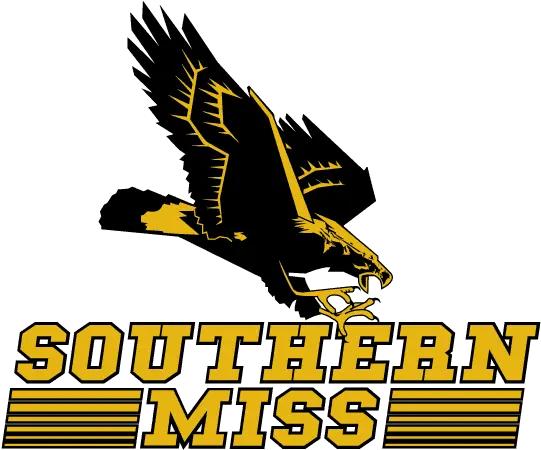 Southern Miss Golden Eagles Primary Old Southern Miss Logo Png Golden Eagle Logo