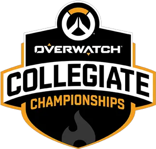 The Overwatch League Overwatch Collegiate Championship Logo Png Overwatch Logo Font