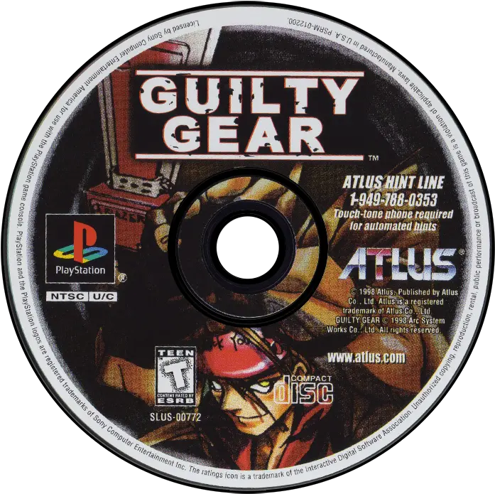 Guilty Gear Details Launchbox Games Database Guilty Gear Ps1 Cd Cover Png Guilty Gear Icon