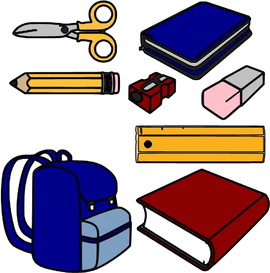 Beanieu0027s Tag Youu0027re It School Supplies School Supplies Clipart Png School Supplies Png