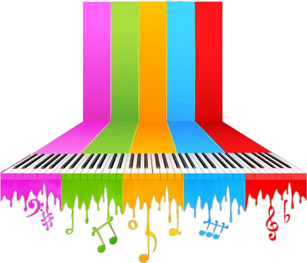 Color Music Notes Png Transparent Background Music Keyboard Png Music Background Png