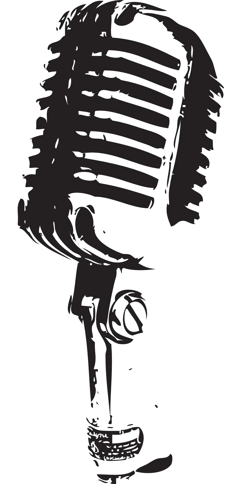 White Microphone Icon Png