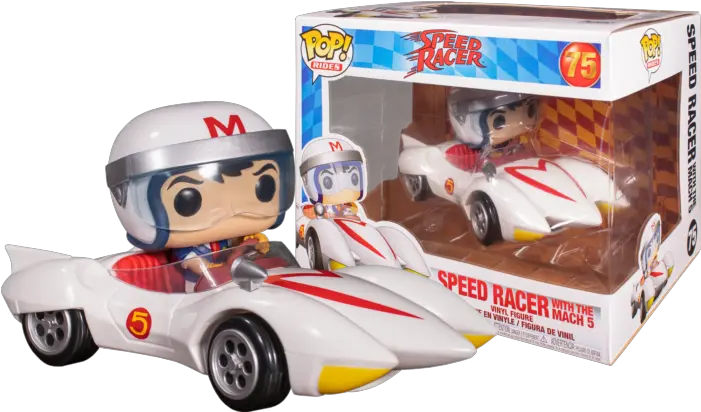 Speed Racer With Mach 5 Funko Pop Speed Racer Mach 5 Pop Png Speed Racer Png