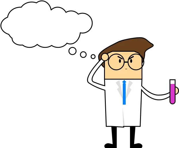 Scientist Science Thought Clip Art Scientist Png Download Scientific Thinking Emoji Scientist Clipart Png